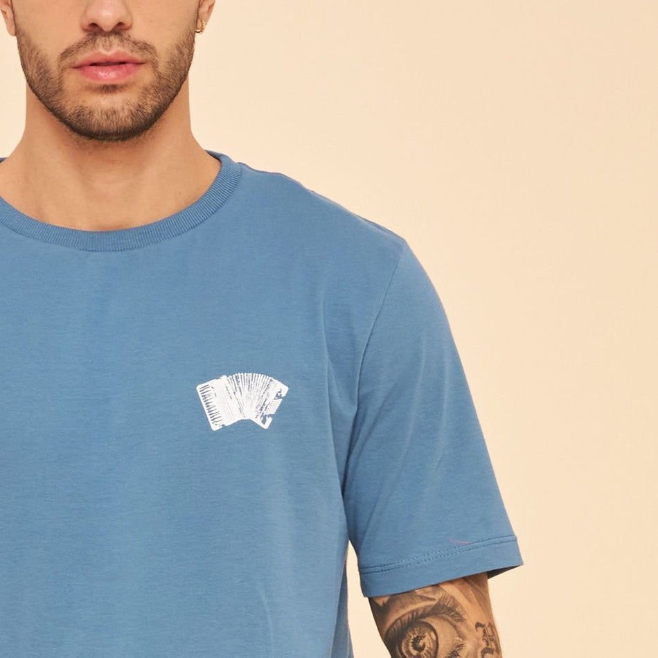 CAMISETA AZUL SANFONA