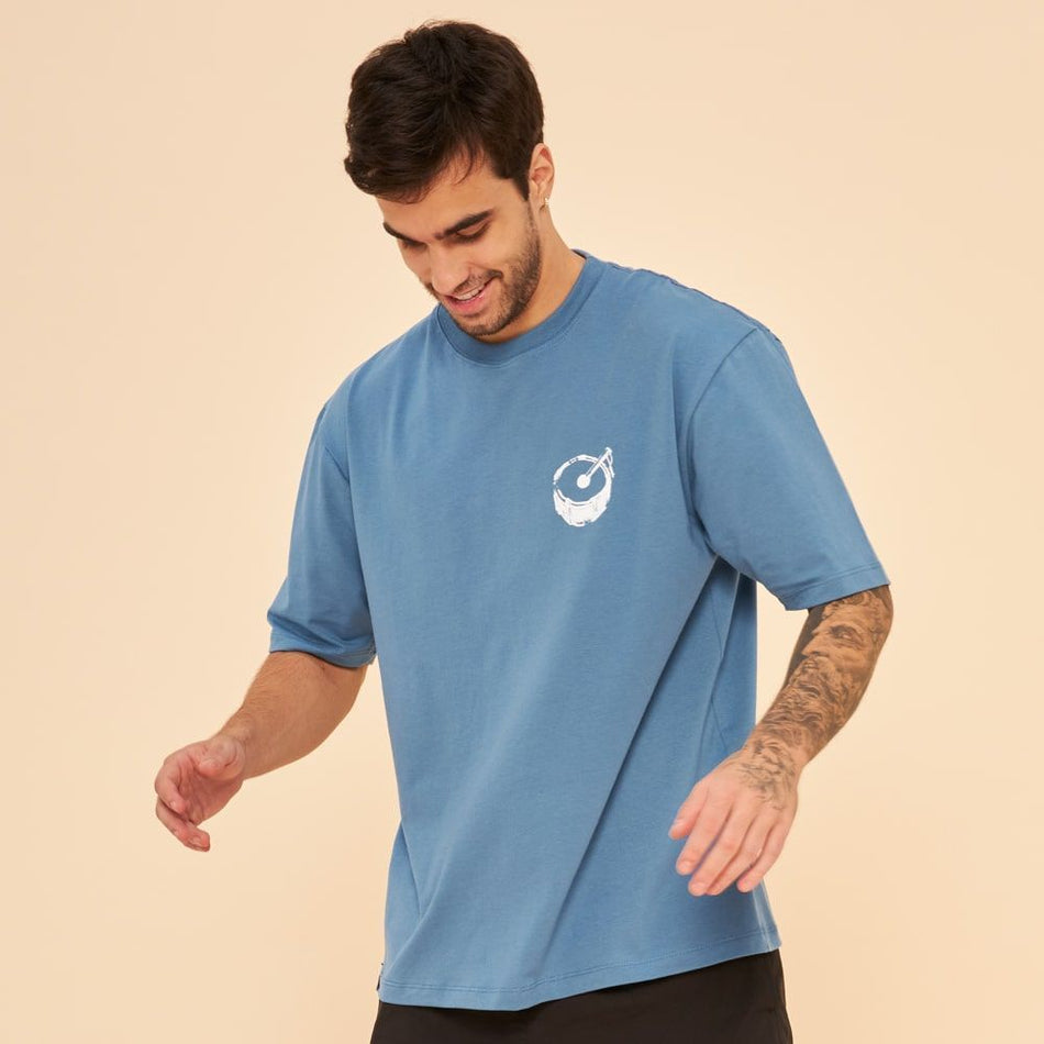 CAMISETA OVERSIZED AZUL ZABUMBA