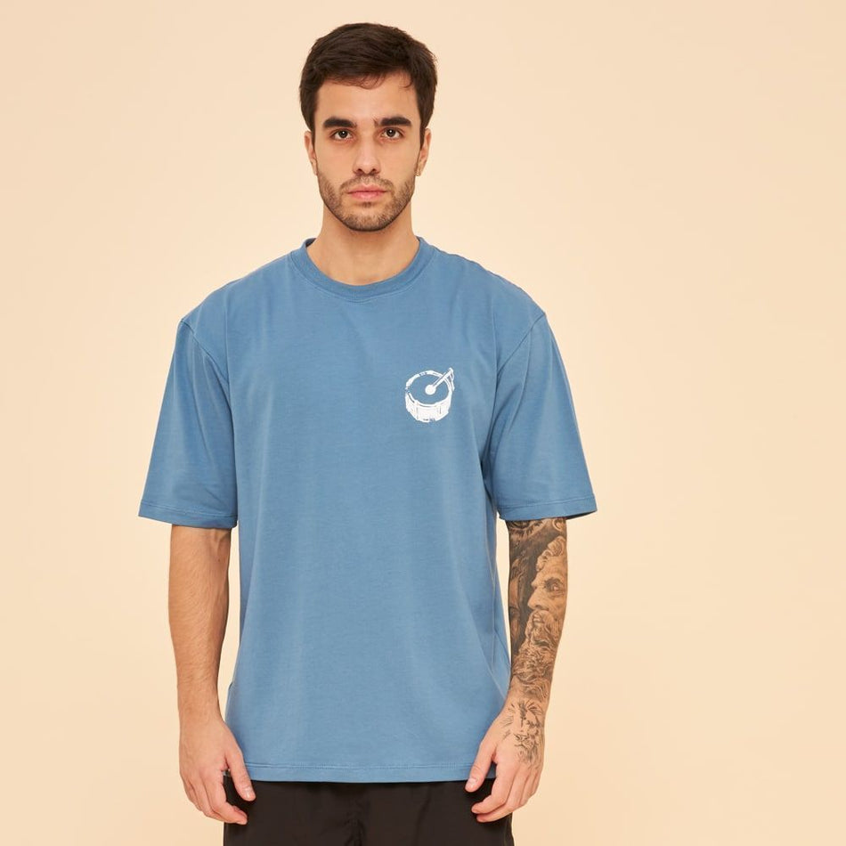 CAMISETA OVERSIZED AZUL ZABUMBA