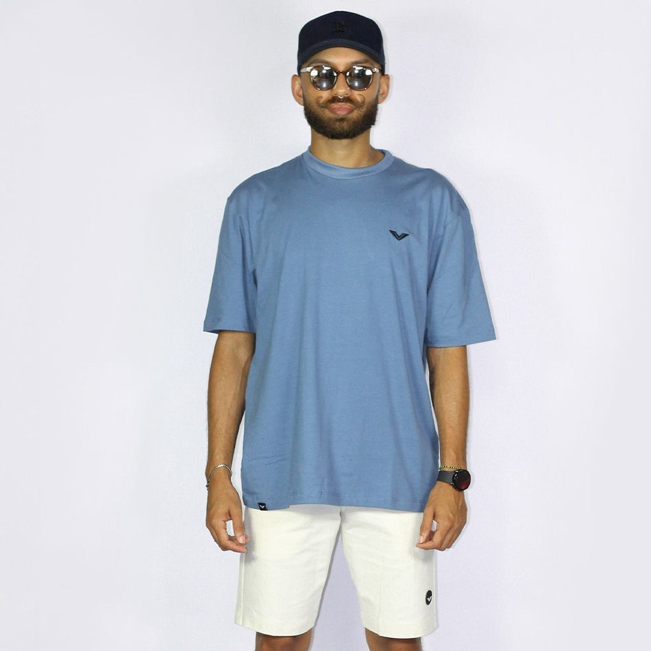 OVERSIZED BORDADA AZUL